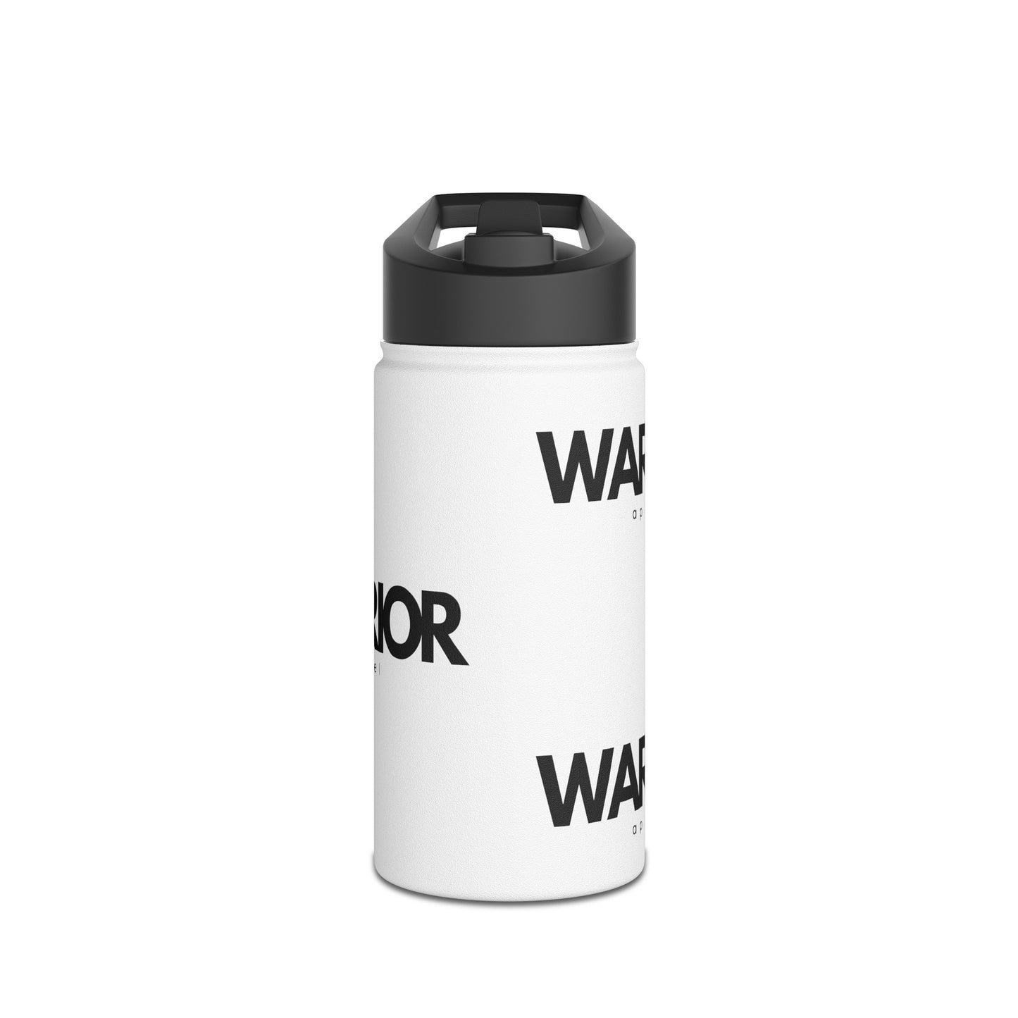 Warrior Apparel Stainless Steel double-wall Water Bottle, Standard Lid