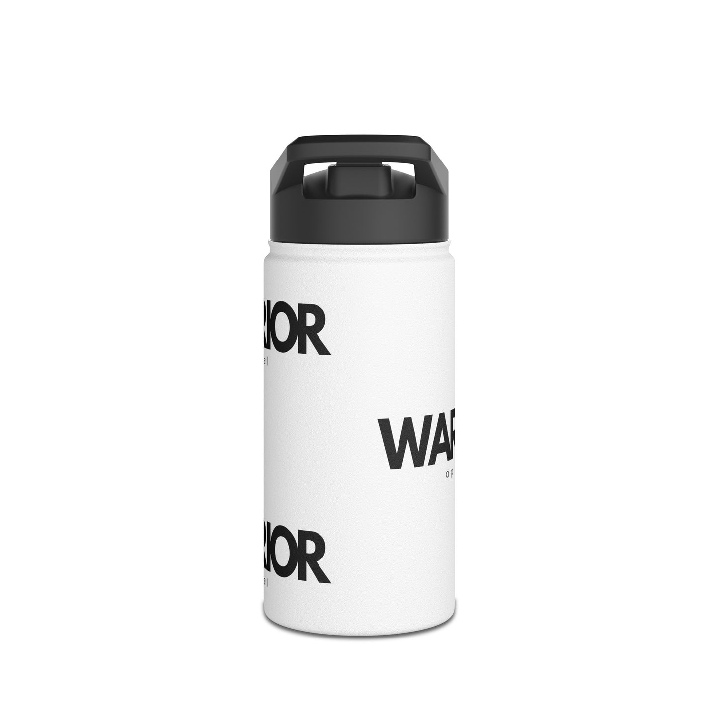 Warrior Apparel Stainless Steel double-wall Water Bottle, Standard Lid